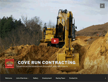 Tablet Screenshot of coveruncontracting.com